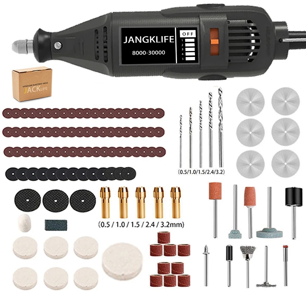 Dremel Eléctrico Amoladora Pulidora con Juego de Herramientas Rotativas - Image 9