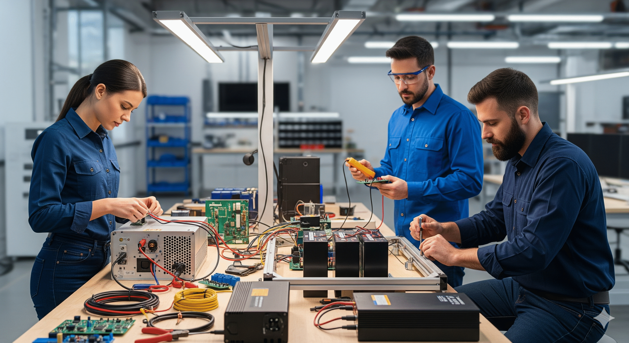 Fabricación y ensamble de equipos solares